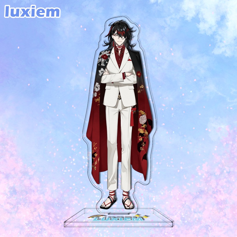 Yyds LUXIEM Mô Hình Đồ Chơi Anime NIJISANJI Vtuber Mysta Ike Luca Vox Shu Quà Tặng Bộ Sưu Tập Đĩa