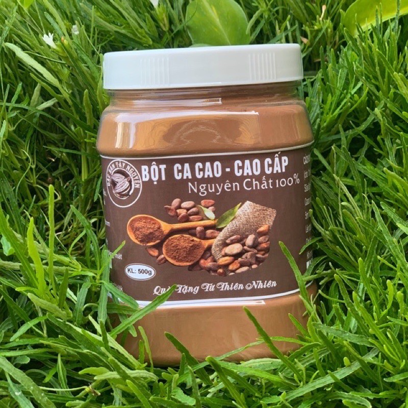 500GR BỘT CACAO NGUYÊN CHẤT CAO CẤP LOẠI 1 ĐẮK LẮK, THƠM NGON, MỊN MƯỚT