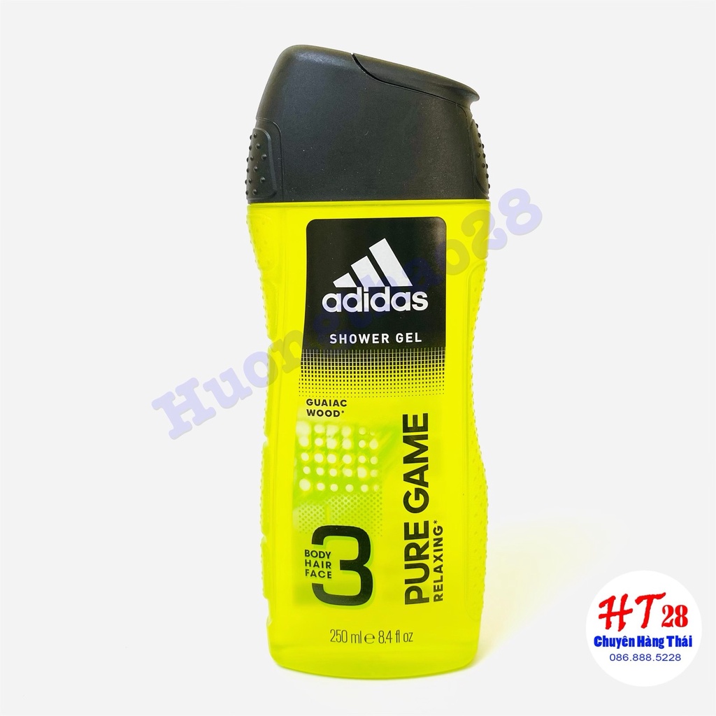 Dầu Gội, Sữa Tắm, Sữa Rửa Mặt Adidas Pháp 3 In 1, [Hàng Chuẩn] Huongthao28 -ST21