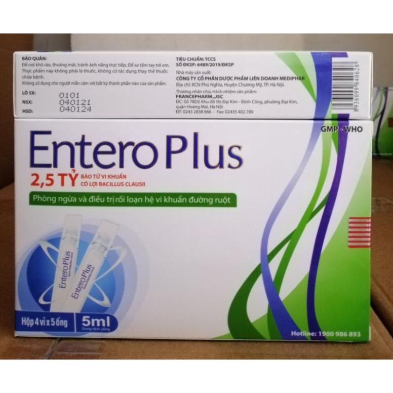 Enter plus men nước giúp cân bằng hệ vi sinh đường ruột.