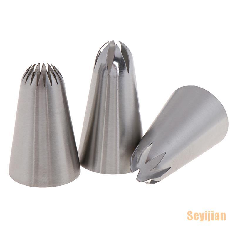 Set 3 đuôi bắt bông kem trang trí bánh tiện lợi