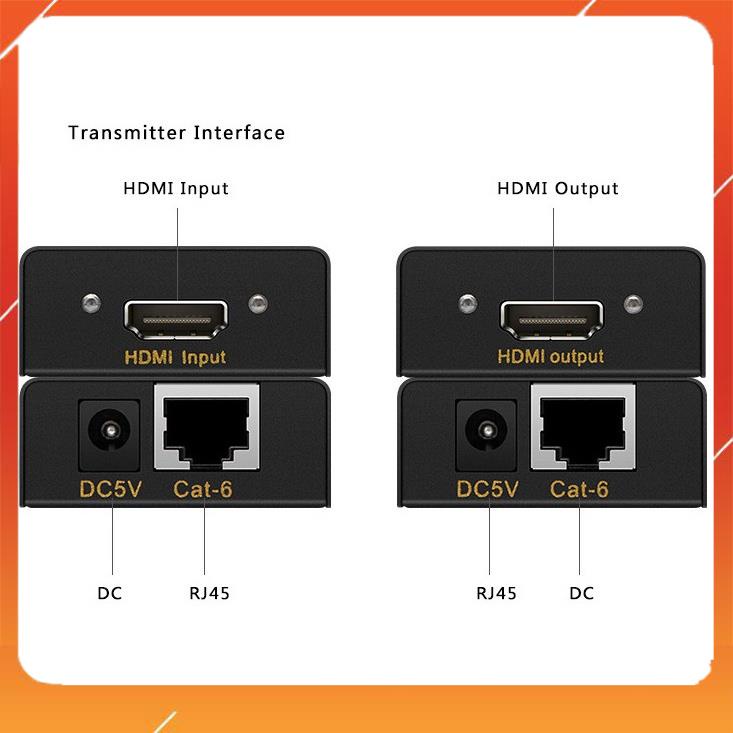 BỘ NỐI DÀI HDMI BẰNG DÂY LAN RJ45 LOẠI 60M HÀNG CAO CẤP MẪU MỚI BÁN CHẠY  giá tốt vn