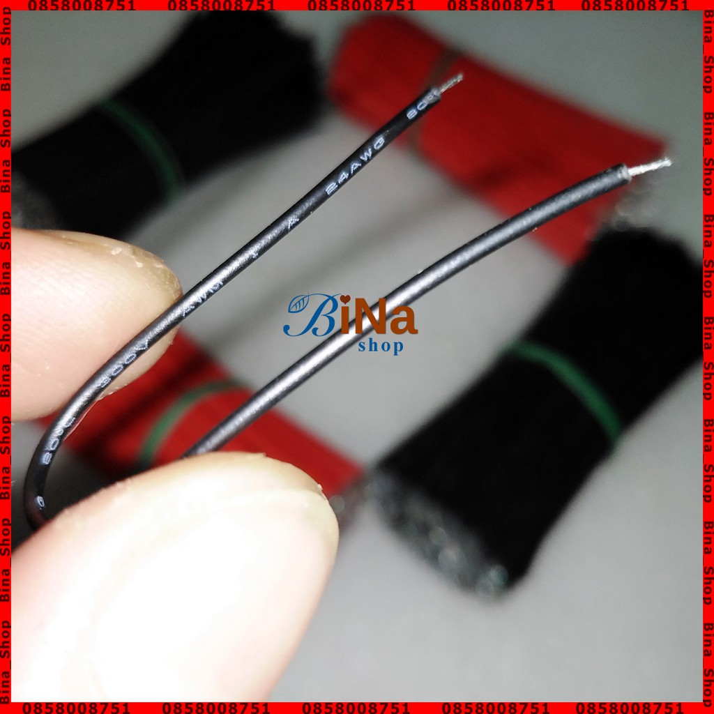 10 sợi dây điện đơn 24AWG tráng thiếc dài 10cm/20cm màu tự chọn