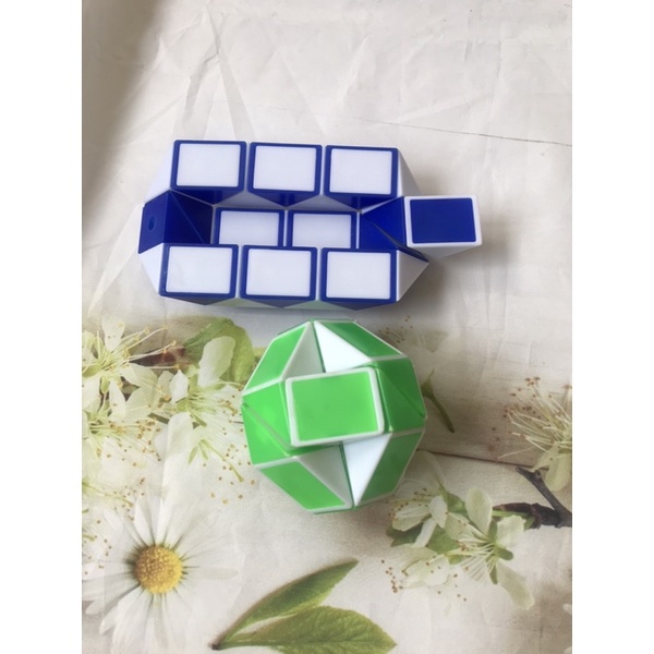 Thước kẻ tạo hình- Rubik snake cao cấp- Rubik snake biến hình, biến thể thông minh -Game trí tuệ phát triển  cho trẻ