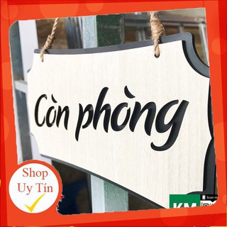 [Tranh decor trang trí] Bảng treo còn phòng bằng gỗ cho nhà nghỉ, khách sạn, karaoke