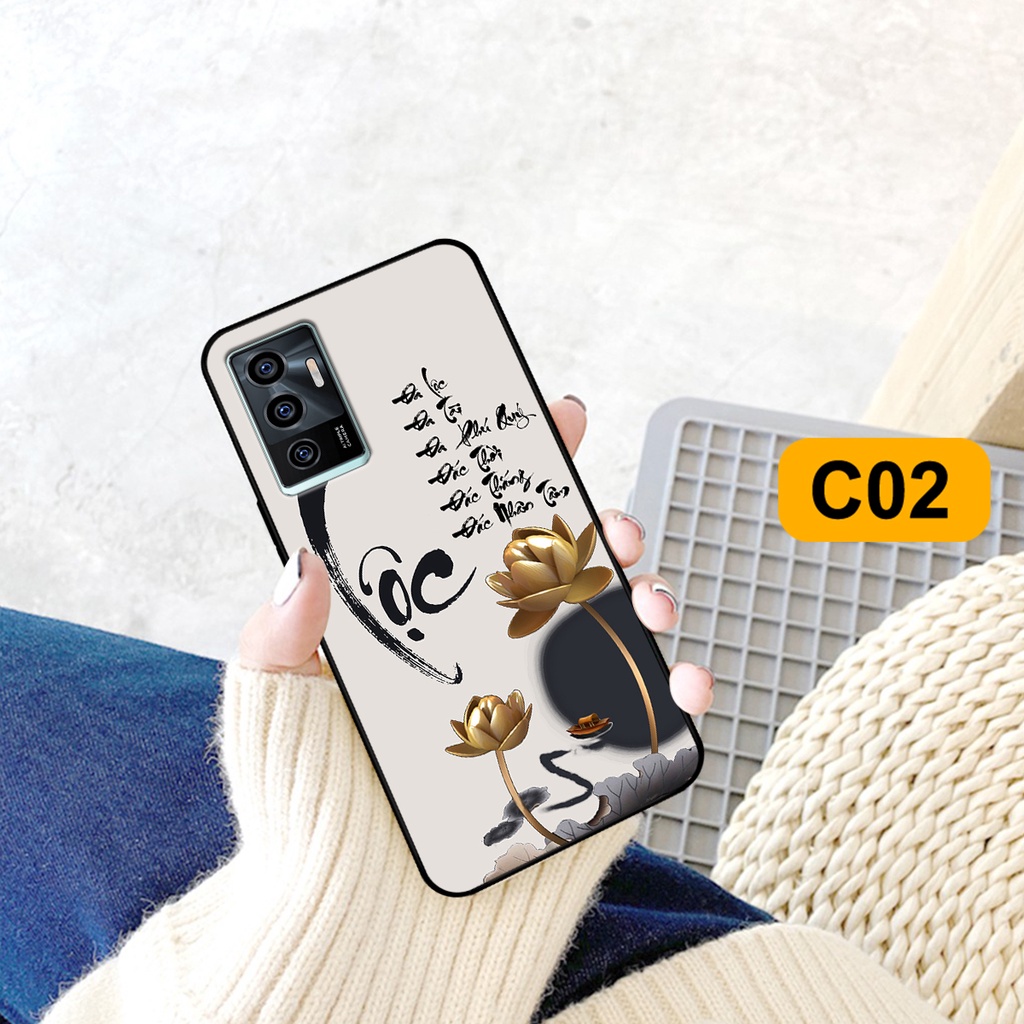 Ốp lưng Vivo V23e - Vivo V23 5G in hình phong cách chữ thư pháp cha mẹ, tài lộc