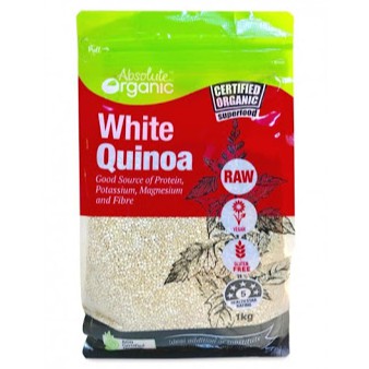 Hạt Diêm Mạch Trắng White Quinoa Absolute Organic 1Kg.