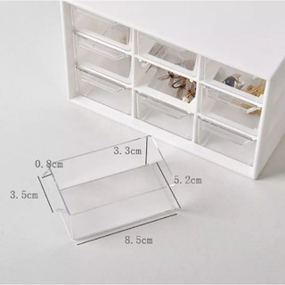 Tủ nhựa decor để bàn 9 ngăn