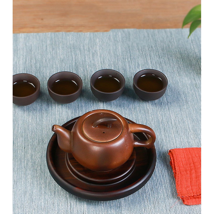 💥SIÊU SALE💥2 Mẫu Thuyền Trà Gỗ Mun Khảm Bạc