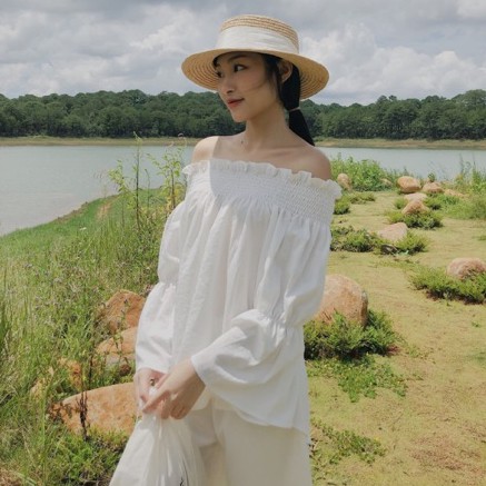 áo trễ vai tay chun xòe TKA219 LOLLIE STUDIO