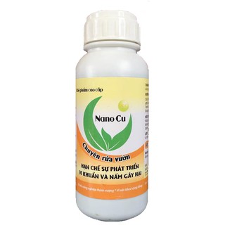 Dung dịch Nano Đồng chuyên rửa vườn hạn chế sự phát triển của vi khuẩn, nấm bệnh