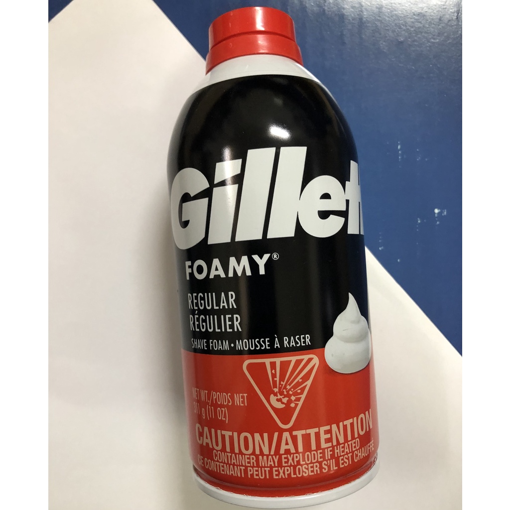 Bọt Cạo Râu Dành Cho Da Nhạy Cảm Gillette Foamy Sensitive Skin Shave Foam 311g