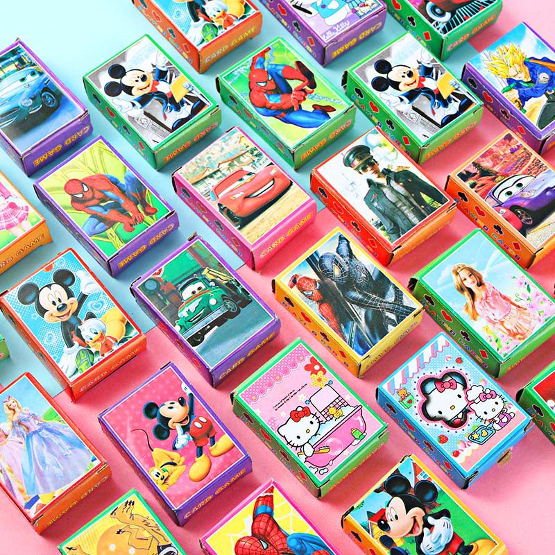 Bộ bài hoạt hình in hình mini nhiều mẫu 54 lá in hình anime manga dễ thương siêu độc đáo