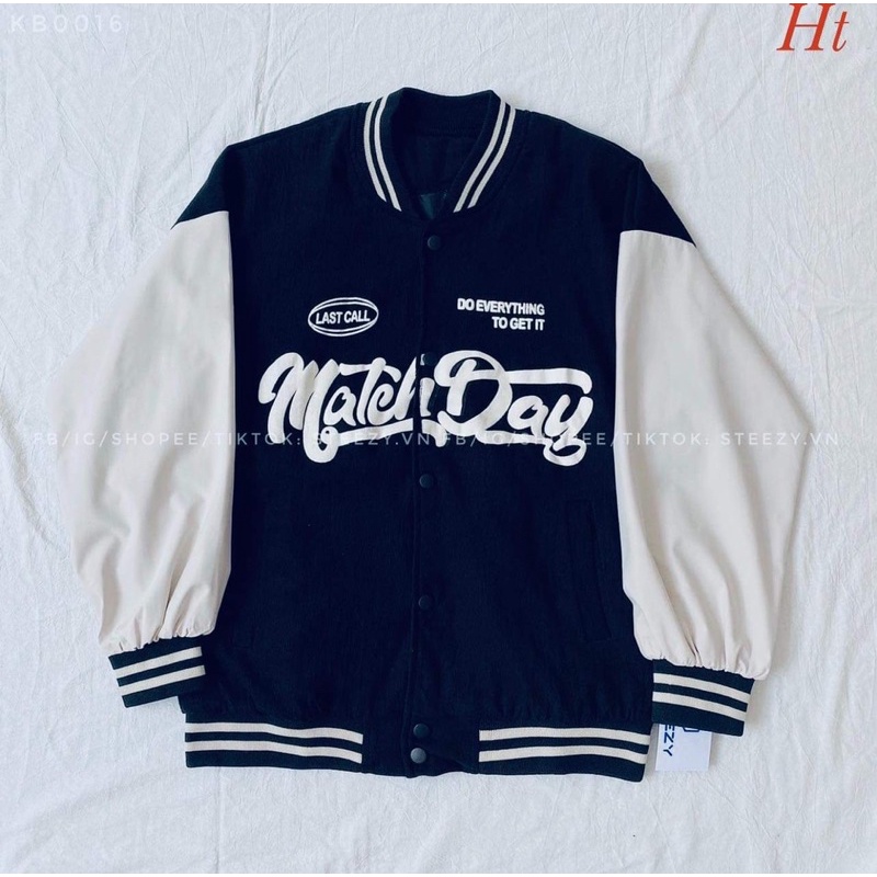Áo khoác bomber phối tay MATECH HT12