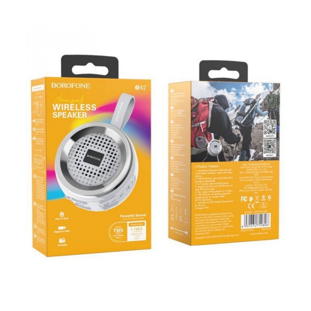 Loa Bluetooth mini Borofone BR2 Mini Không Dây- Âm Thanh Hay hàng cao cấp chất lượng- Chính Hãng, phukientuanty