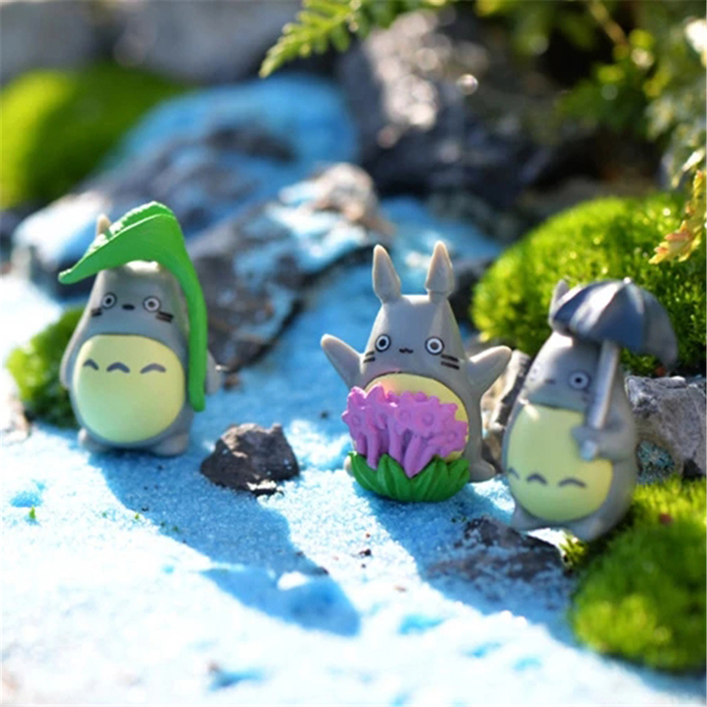 Set 10 Mô Hình Nhân Vật Totoro 1-3cm Trang Trí