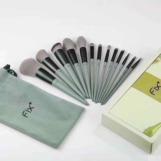 Bộ 13 cây cọ FIX+ trang điểm chuyên dụng kèm túi vải