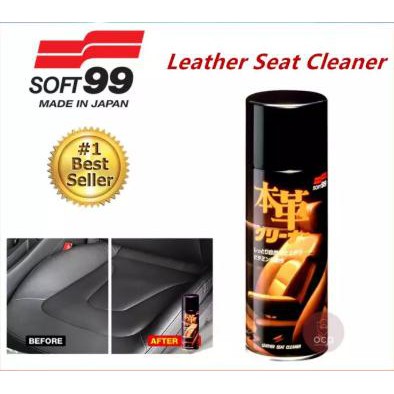 Chai xịt vệ sinh ghế da ô tô Leather Seat Cleaner - Soft99 chính hãng Nhật Bản