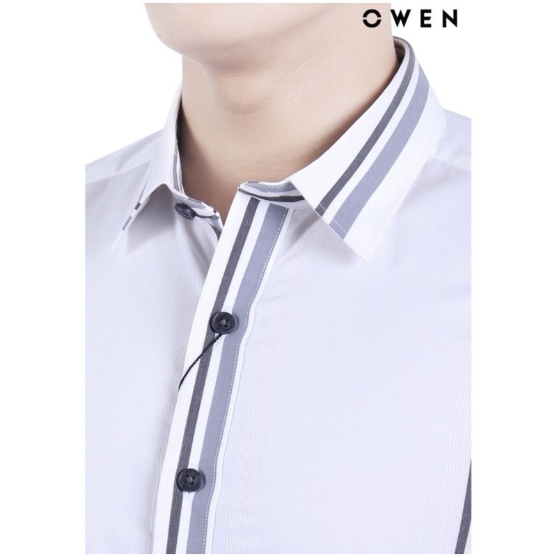 OWEN - Áo sơ mi dài tay Owen SLIMFIT CHẤT SỢI TRE 22246