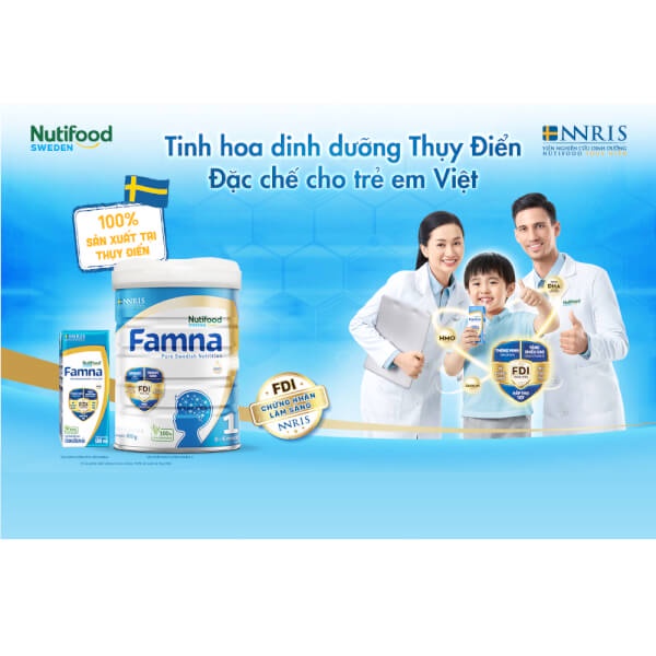 Sữa bột Nutifood Famna số 1 850g