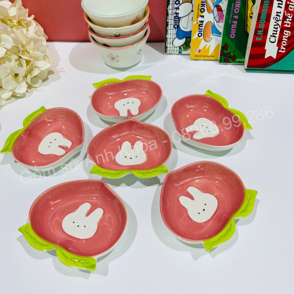 Chén Dĩa dễ thương decor trang trí món ăn, đựng gia vị, đồ ăn dặm cho bé xinh yêu
