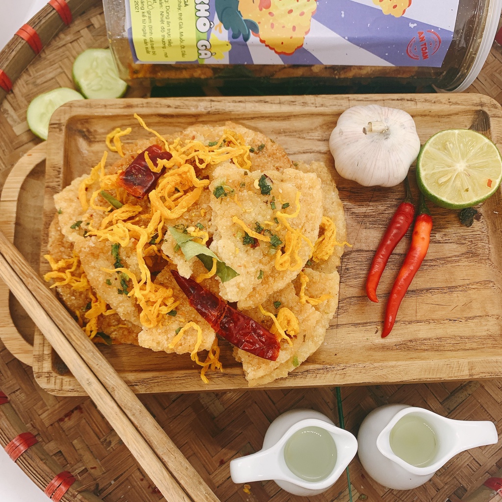 Cơm cháy lắc khô gà , Cơm cháy chiên mắm hành lắc khô gà loại ngon hũ 500g, đồ ăn vặt, vừa ngon vừa rẻ ,an toàn vệ sinh | BigBuy360 - bigbuy360.vn