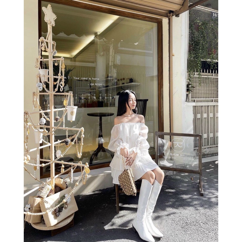 Sét Áo Tầng Chân Váy Xếp Ly