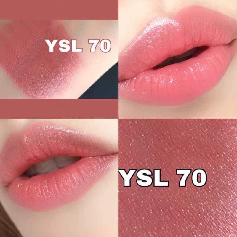 SON THỎI MINI YSL 01 LE ROUGE, 13 LE ORANGE, 70 LE NU unbox 1.3gr