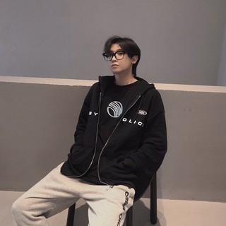 SBLS Biglogo zip hoodie (Áo hoodie dây kéo)