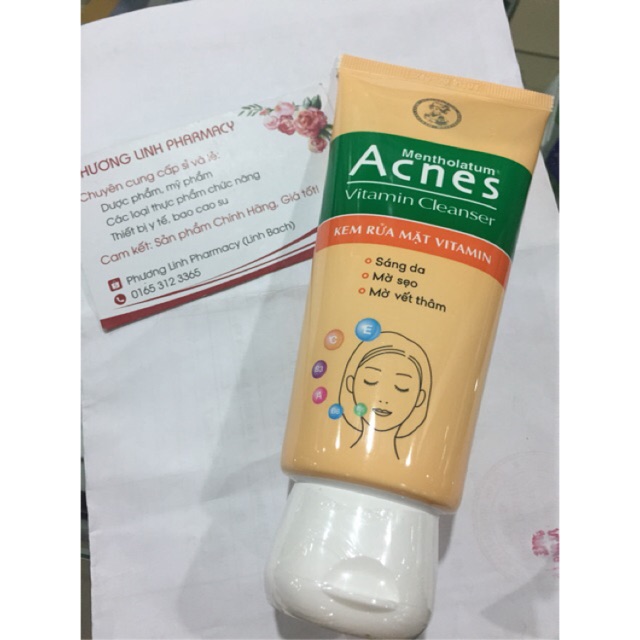 Kem rửa mặt Acnes Vitamin Cleanser 100g