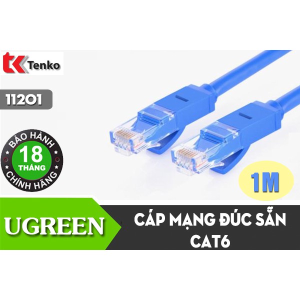 Cáp mạng đúc sẵn Cat6 Chính Hãng Ugreen 1m đến 100m