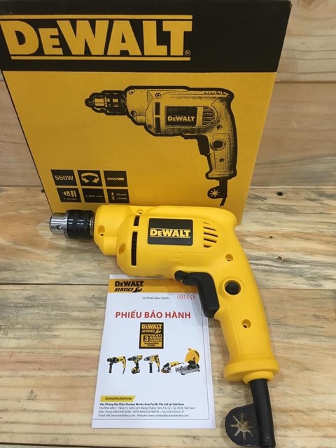 DWD014 Máy khoan cầm tay 10mm chính hãng Dewalt