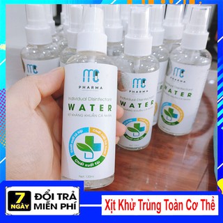 Nước rửa tay chai xịt kháng khuẩn, Xịt khử trùng cơ thể 120ml, dung dịch kháng khuẩn khử trùng cơ thể - WONTER