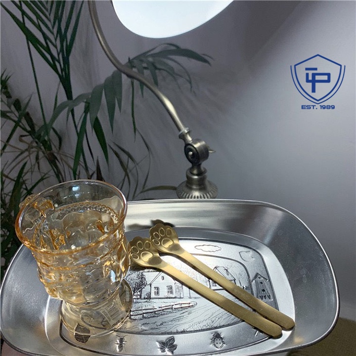 Muỗng Cà Phê, Uống Trà Tay Mèo Tuấn Phát  Dài 15cm Inox 304 Cao Cấp Chống Gỉ, Muỗng Dùng Cá Nhân, Quán Ăn