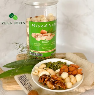 Hạt Mix/ Mix Nhiều Loại Hạt Và Trái Cây Sấy/ Mix Nuts/ Hạt dinh dưỡng tổng hợp (Ăn Vặt/ Ăn Kiêng) (Đã Tách Vỏ) 500Gr