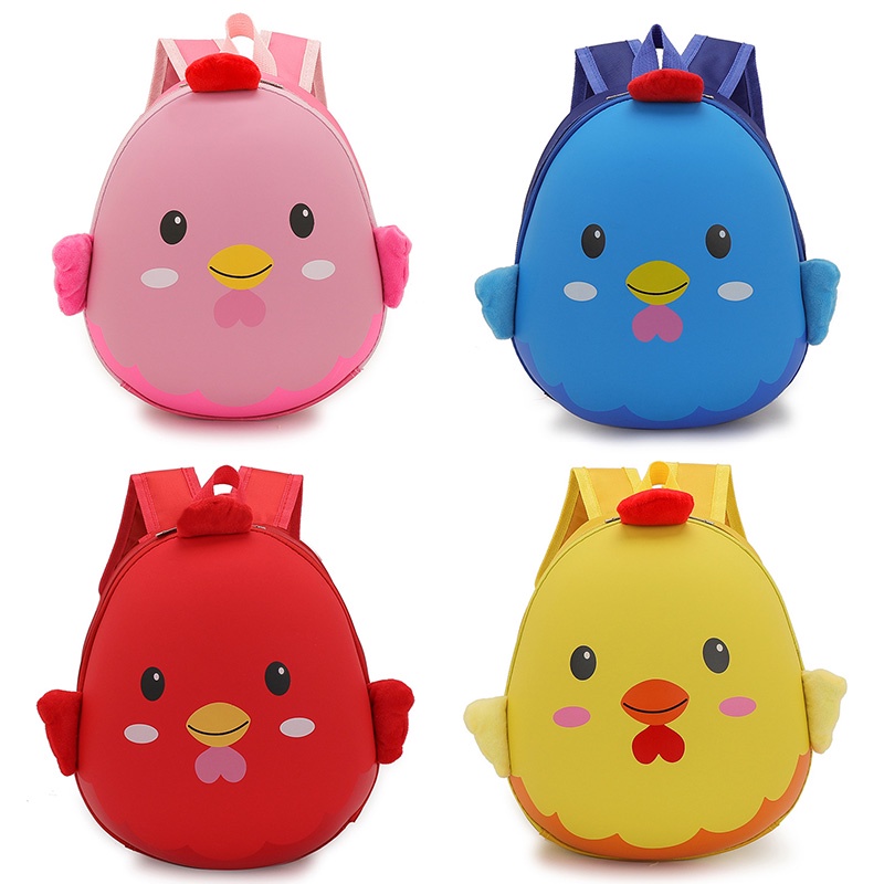 Ba Lô Hình Gà Con 3D Dễ Thương Cho Bé