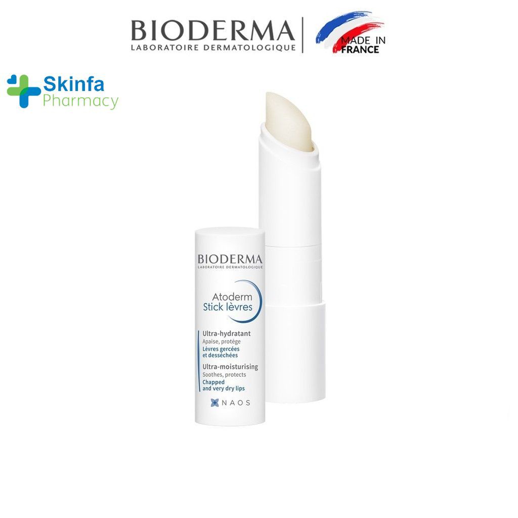 Son Dưỡng Môi Bio Atoderm Levres - Skinfa.