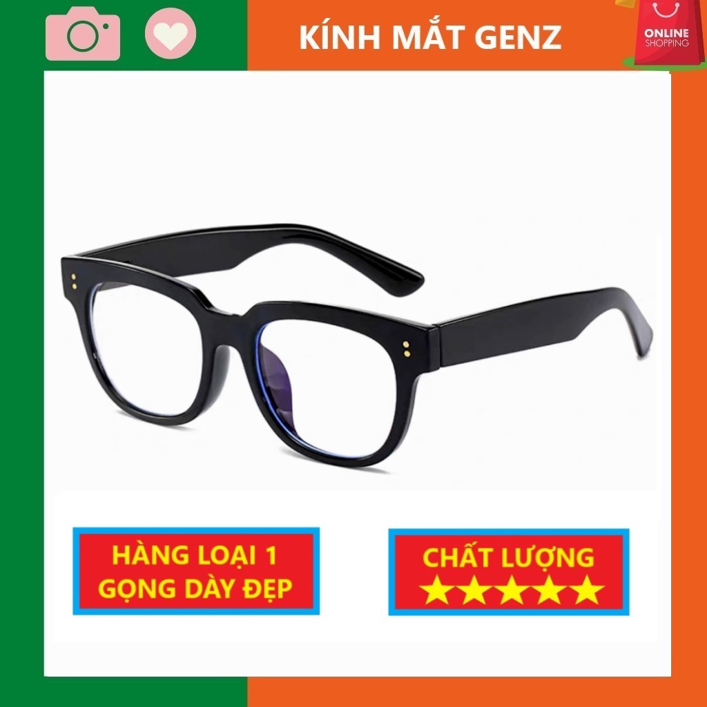 Gọng kính mát Nam Nữ Hàn Quốc Mắt Kính Chống Ánh Sáng Xanh UV400 Bảo Vệ Mắt 2128