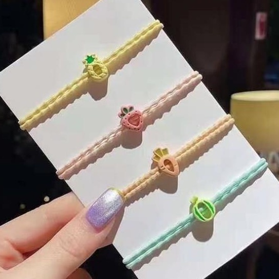 Dây Buộc Tóc LUCKY BIG CAT Cao Su Co Giãn Phong Cách Hàn Quốc Dễ Thương Thời Trang Mới 2022