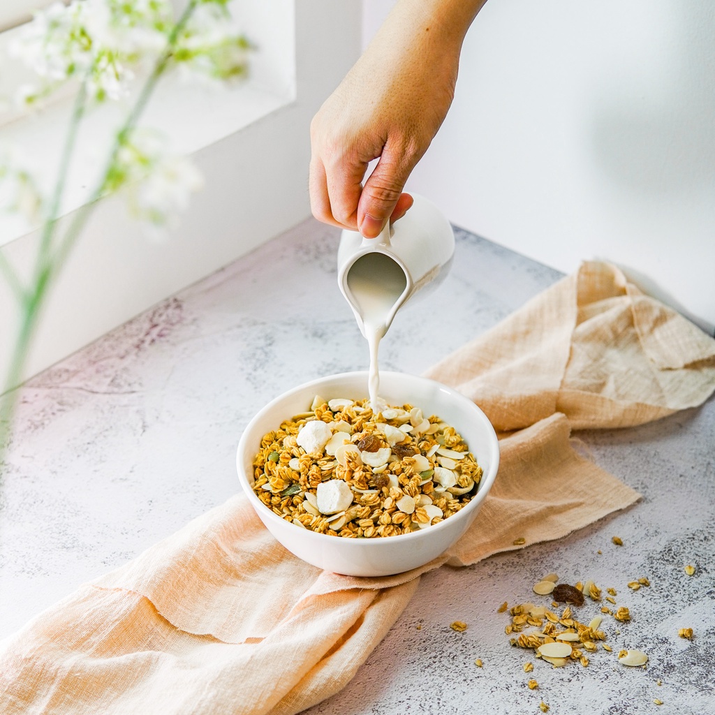 Granola siêu hạt ăn kiêng ngũ cốc giảm cân Befresco 300g yến mạch mix hạt dinh dưỡng nhiều hương vị siêu ngon