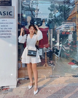 Jum trắng tầng đắp chéo ngực🌸