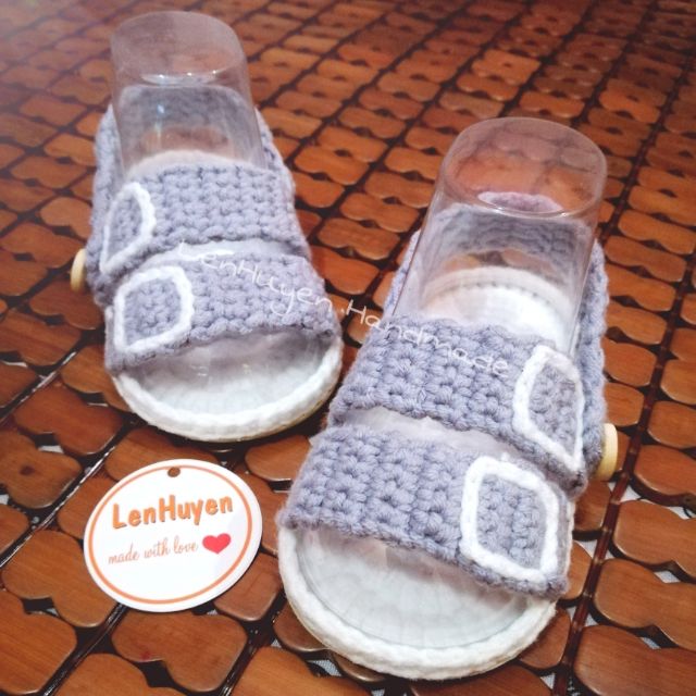 Giày len handmade mẫu SANDAL cực chất