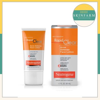 Tẩy da chết BHA Neutrogena Rapid Clear Acne Defense Face Lotion