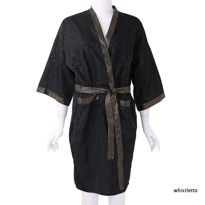 Áo Choàng Cắt Tóc Kiểu Kimono Chống Thấm Nước Thời Trang