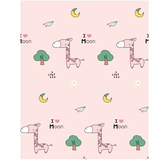 1M PVC giấy dán tường khổ 45cm (có sẵn keo dán) - hưu cao cổ hồng