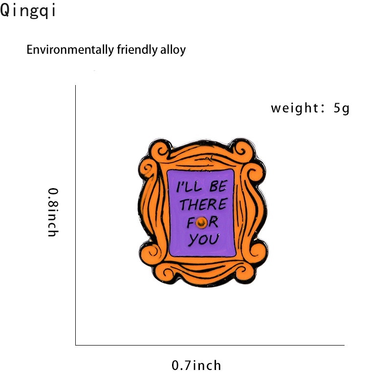 Ghim cài áo Miss Zoe phong cách hoạt hình xinh xắn
