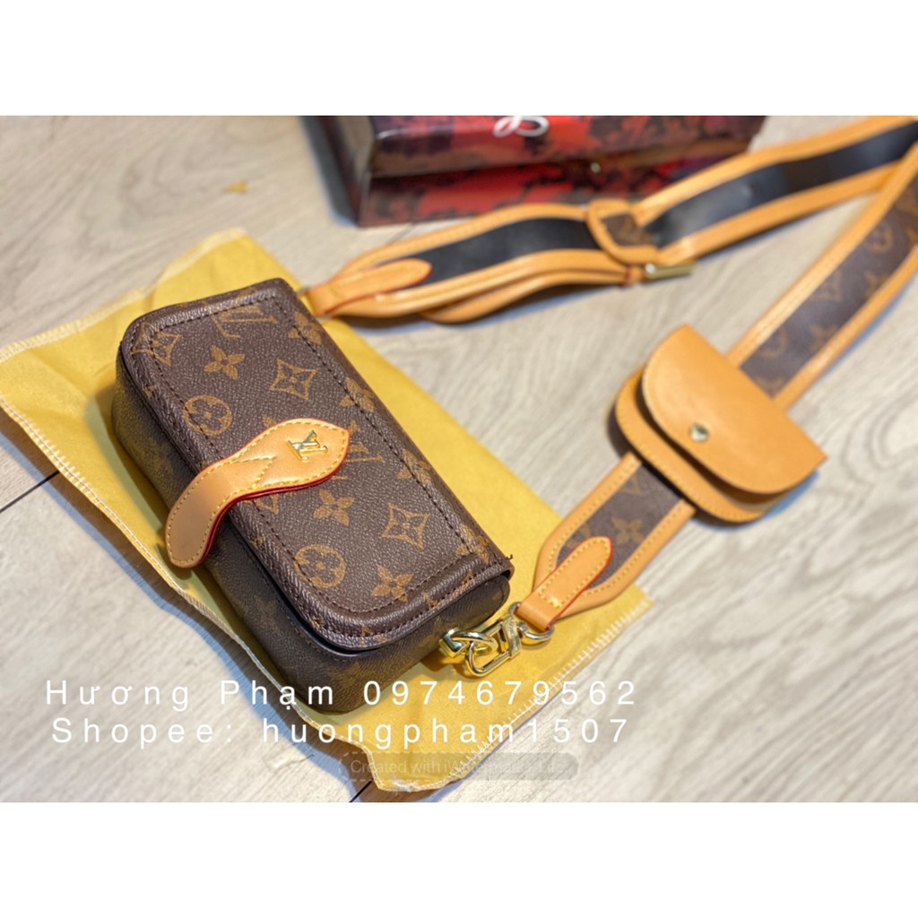 TÚI L VÌ DÂY ĐEO CHÉO BẢN TO KÈM VÍ NHỎ FULLBOX