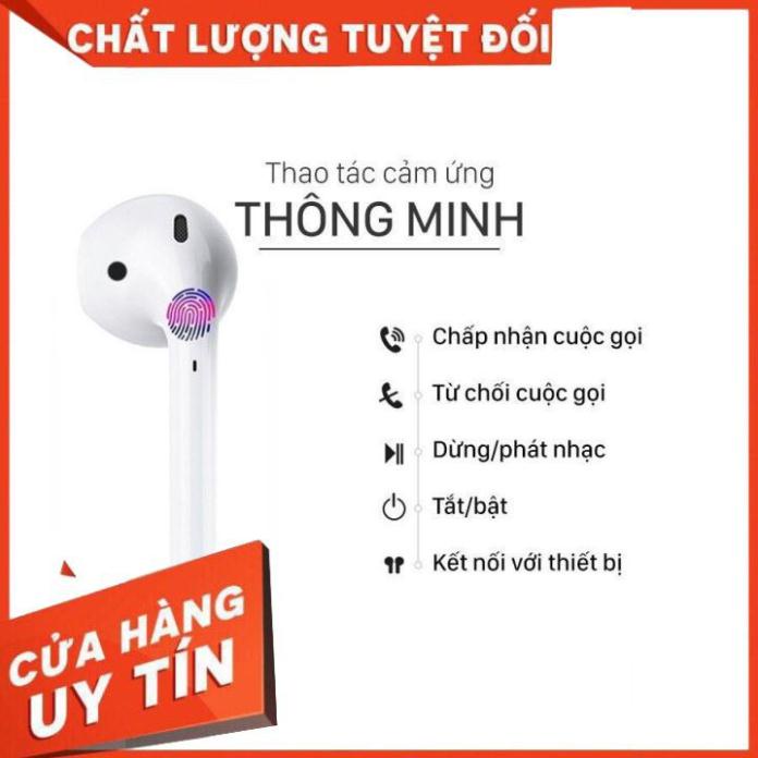 Tai nghe Bluetooth i12 TWS 5.0 tai nghe i12 không dây bản Quốc tế âm thanh chuẩn HIFI dùng cho IOS Android