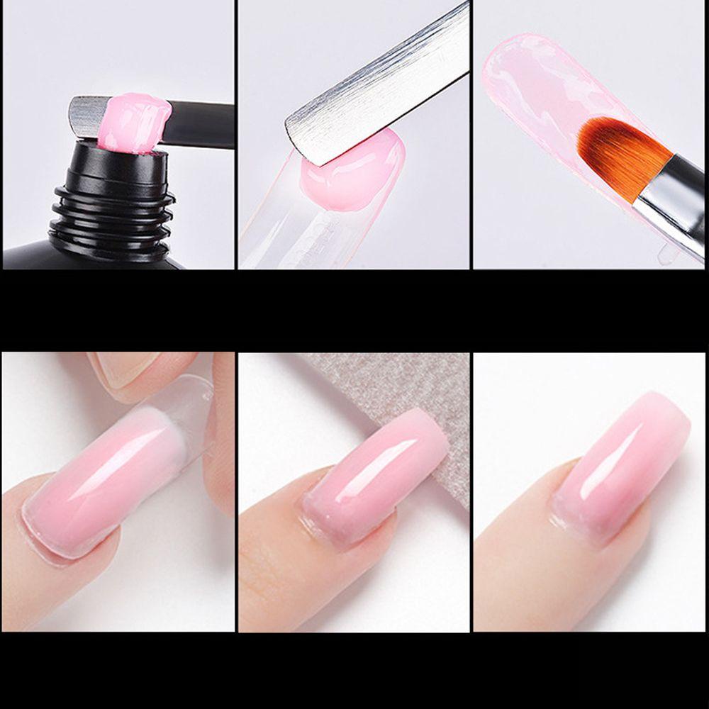 CACTU 15ml Nail Art UV Gel Beauty Builder Gel Poly Nail Gel Nail Tips Manicure Tool Professional 12Colors Quick Building Nail Extension