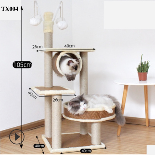 Cat Tree/ nhà cây cho mèo, hàng cao cấp , mèo chơi thoải mái